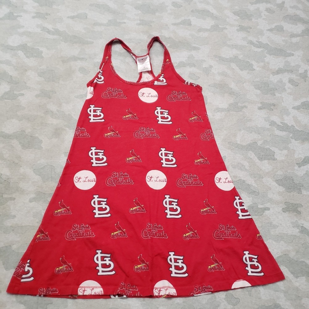 St. Louis Cardinals Tank Top Womens Medium Red Genuine Merchandise MLB